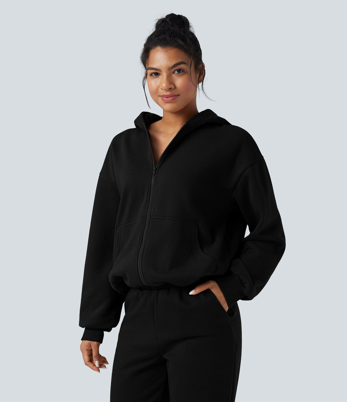 Fleece Zip Sweatshirt