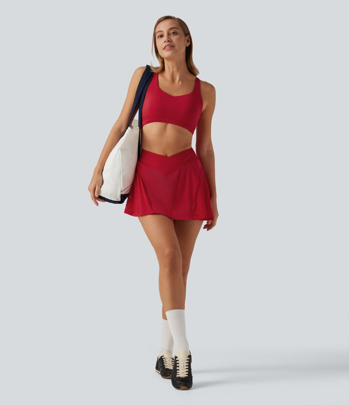 Plush Light Support Built-in Bra Crisscross Yoga Sports Bra