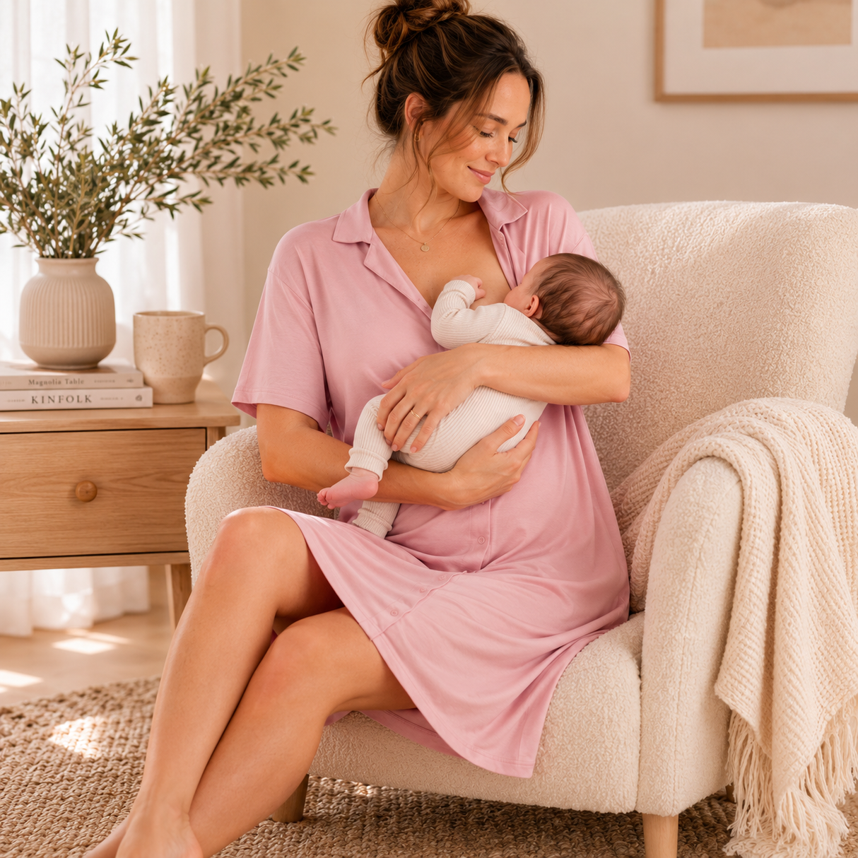 Olivia Maternity & Postpartum Nightshirt
