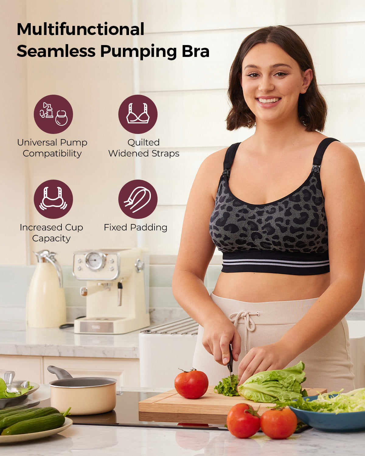 Nora Hands-Free Wireless Nursing Bra