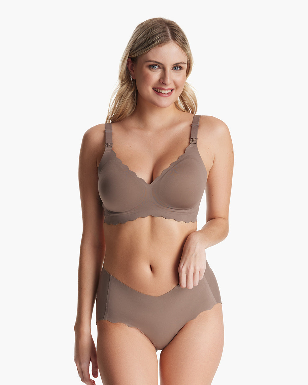 Elara Seamless Wirefree Nursing Pumping Support Bra
