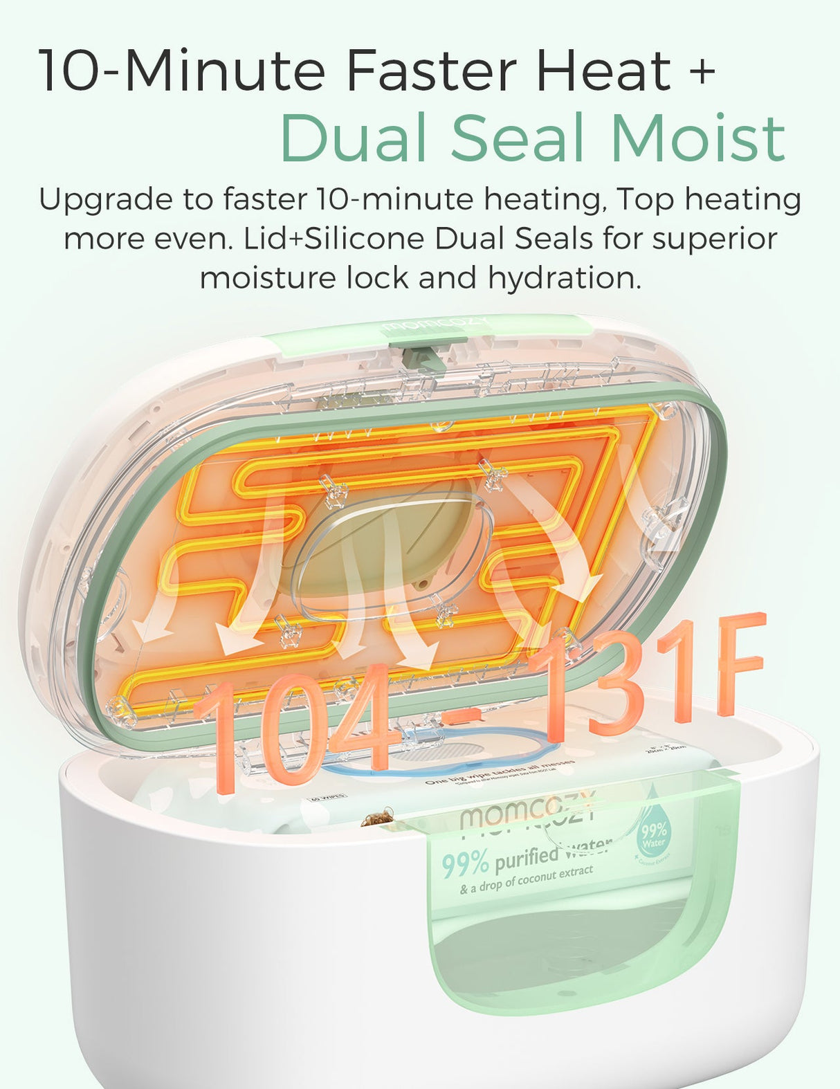 Olivia Baby Wipe Warmer for Newborn Diapering Care