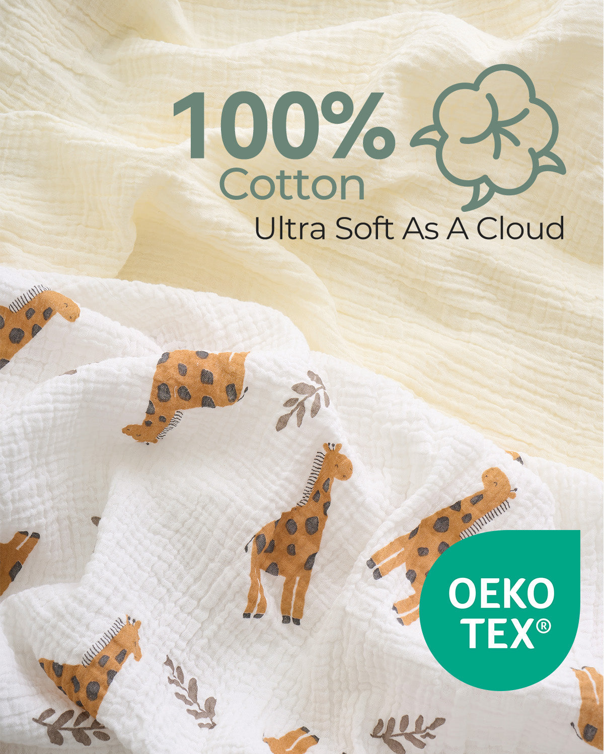 Ella Cotton Baby Washcloth Set