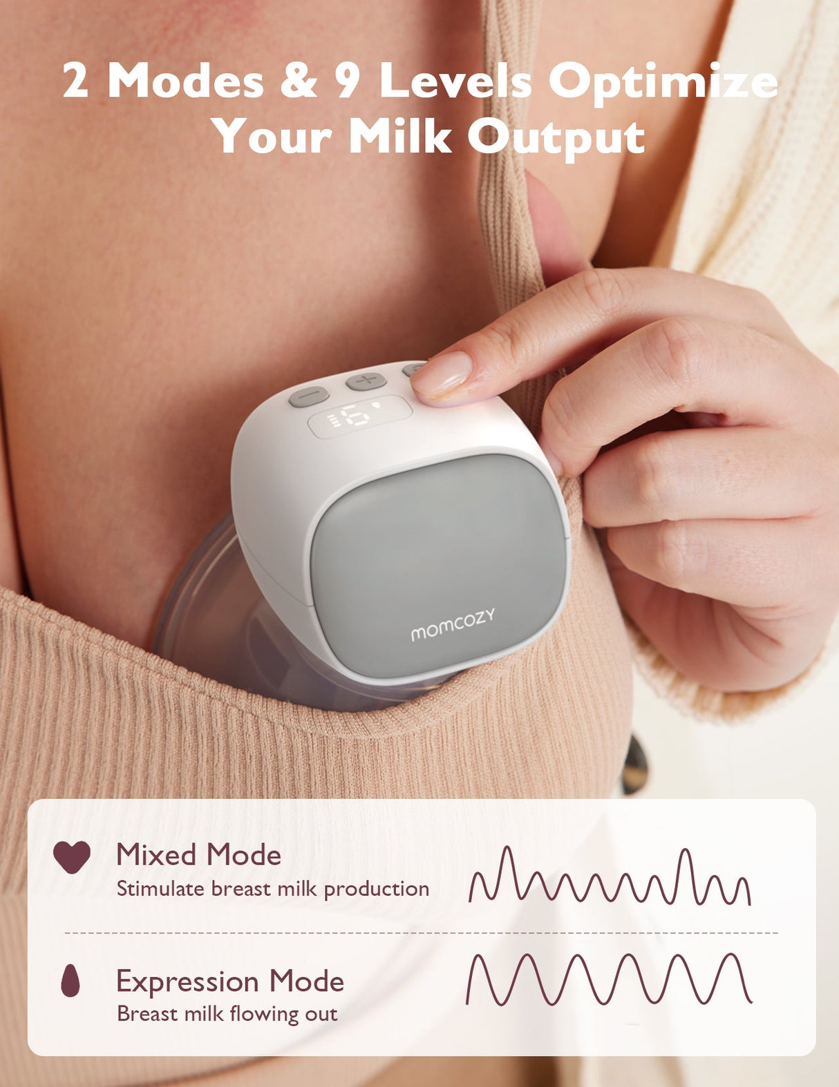 Mona Wearable Electric Hands-Free Breast Pump