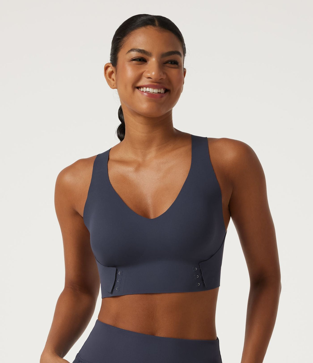 Light Support V-Neck Quick Dry Running Sports Bra