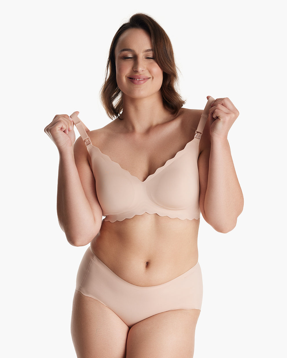 Elara Seamless Wirefree Nursing Pumping Support Bra