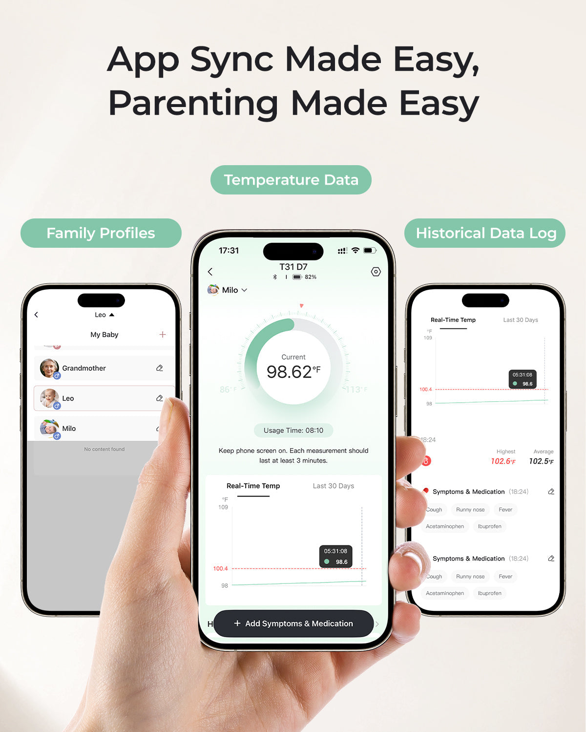 Emma Smart Baby Temperature Thermometer