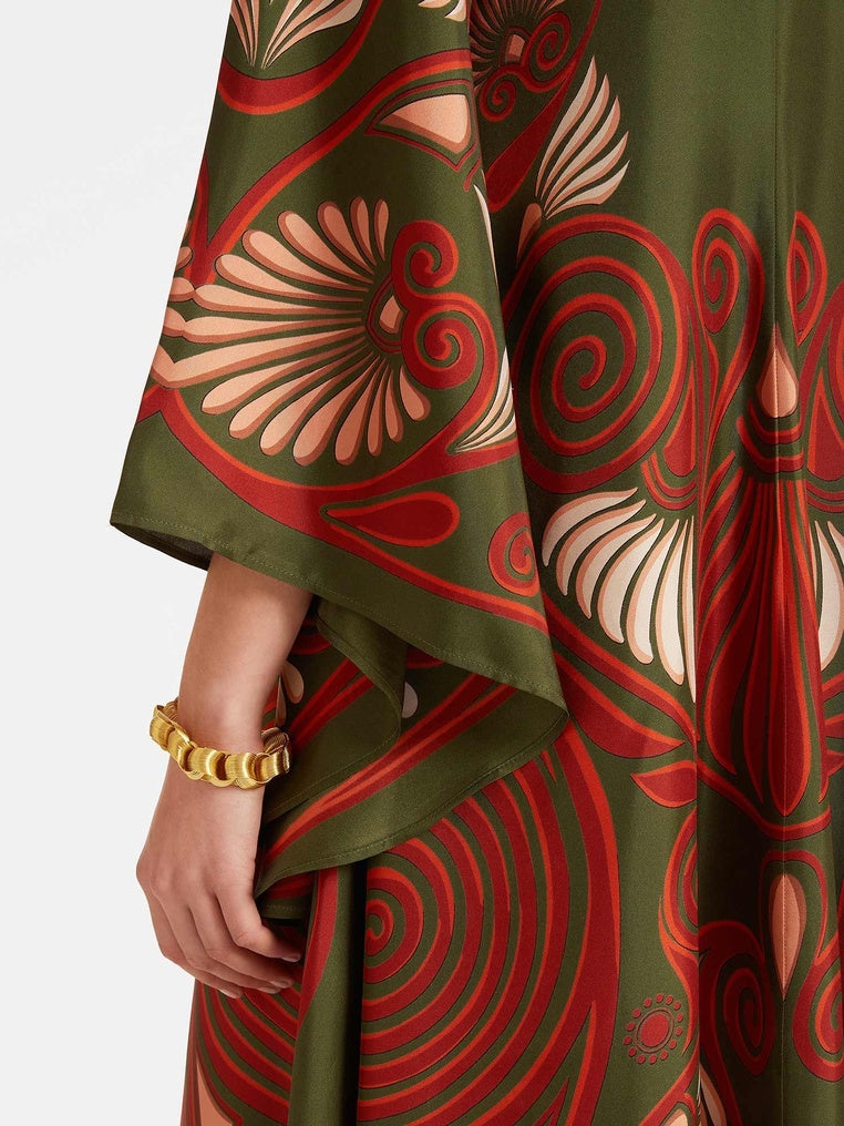 Dazzling Print Maxi Dress