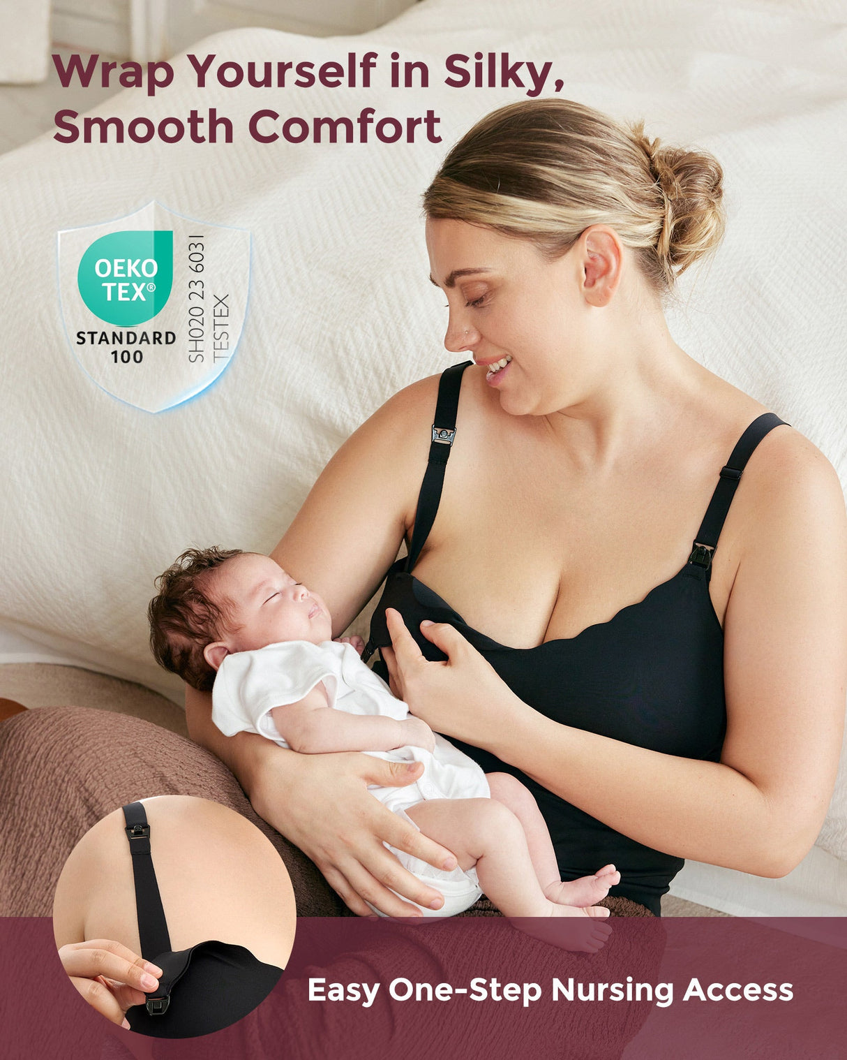 Amelia Maternity Nursing & Pumping Tank Top