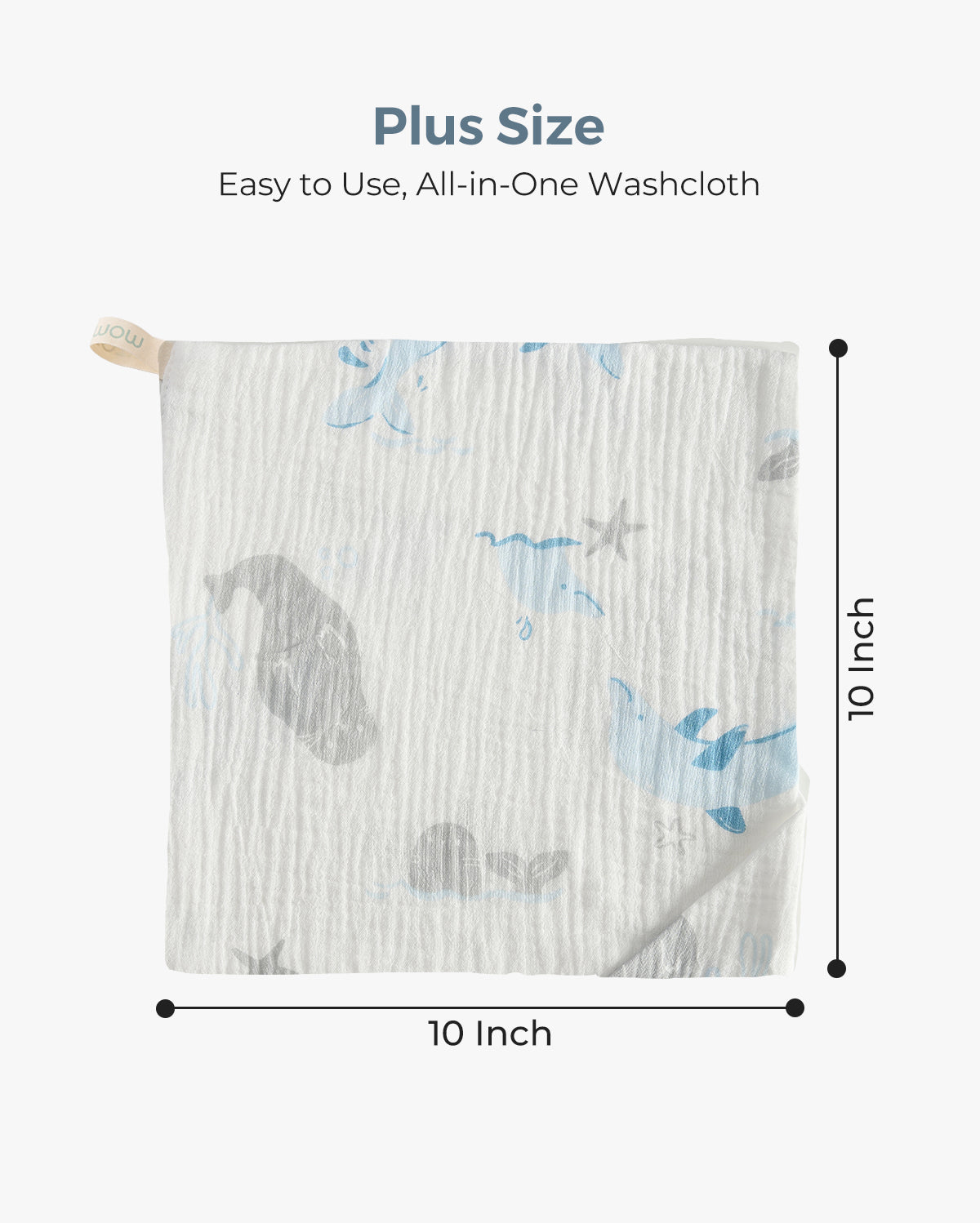 Ella Cotton Baby Washcloth Set