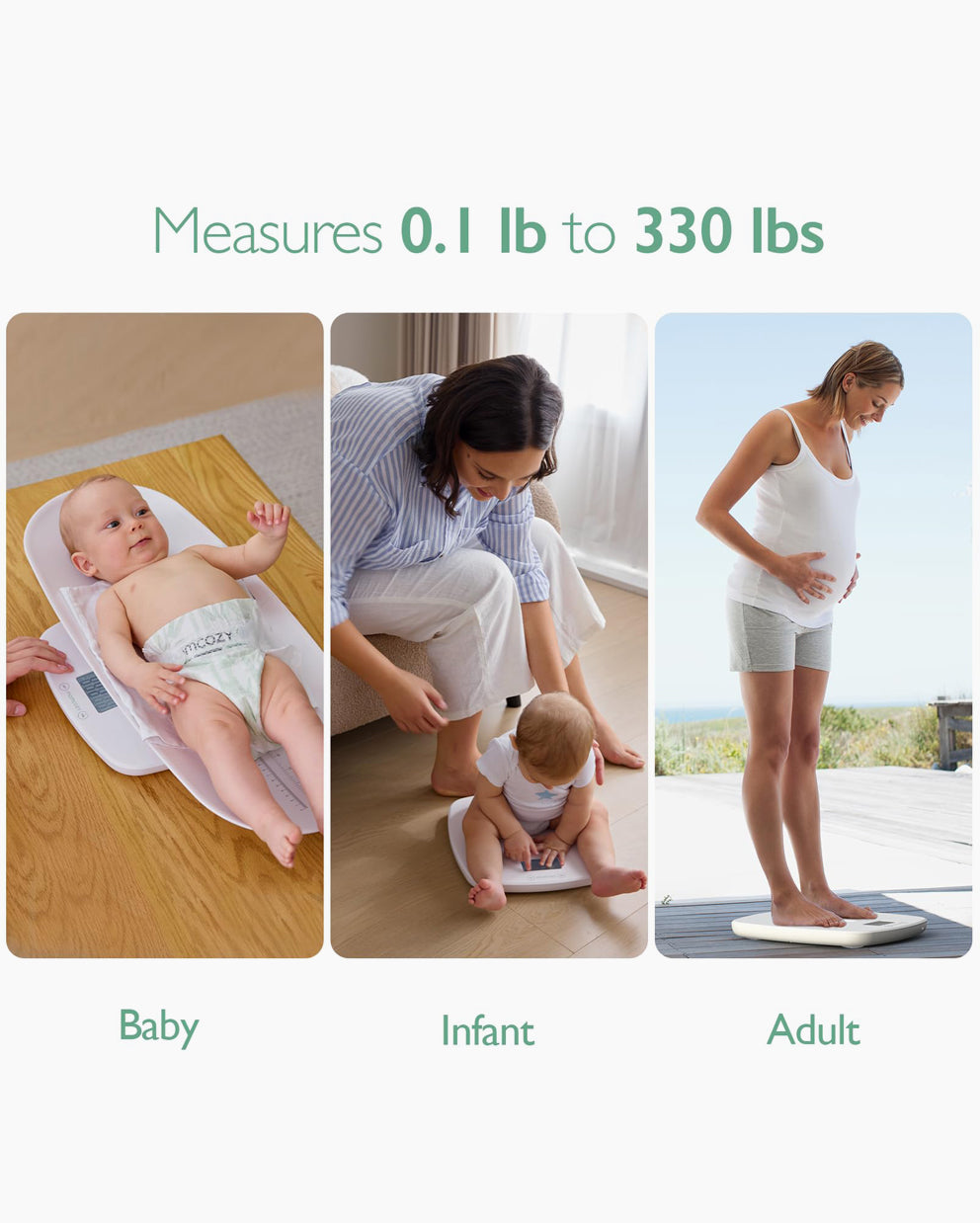 Sophia Smart Baby Scale with Height Measurement Digital Infant Tracker
