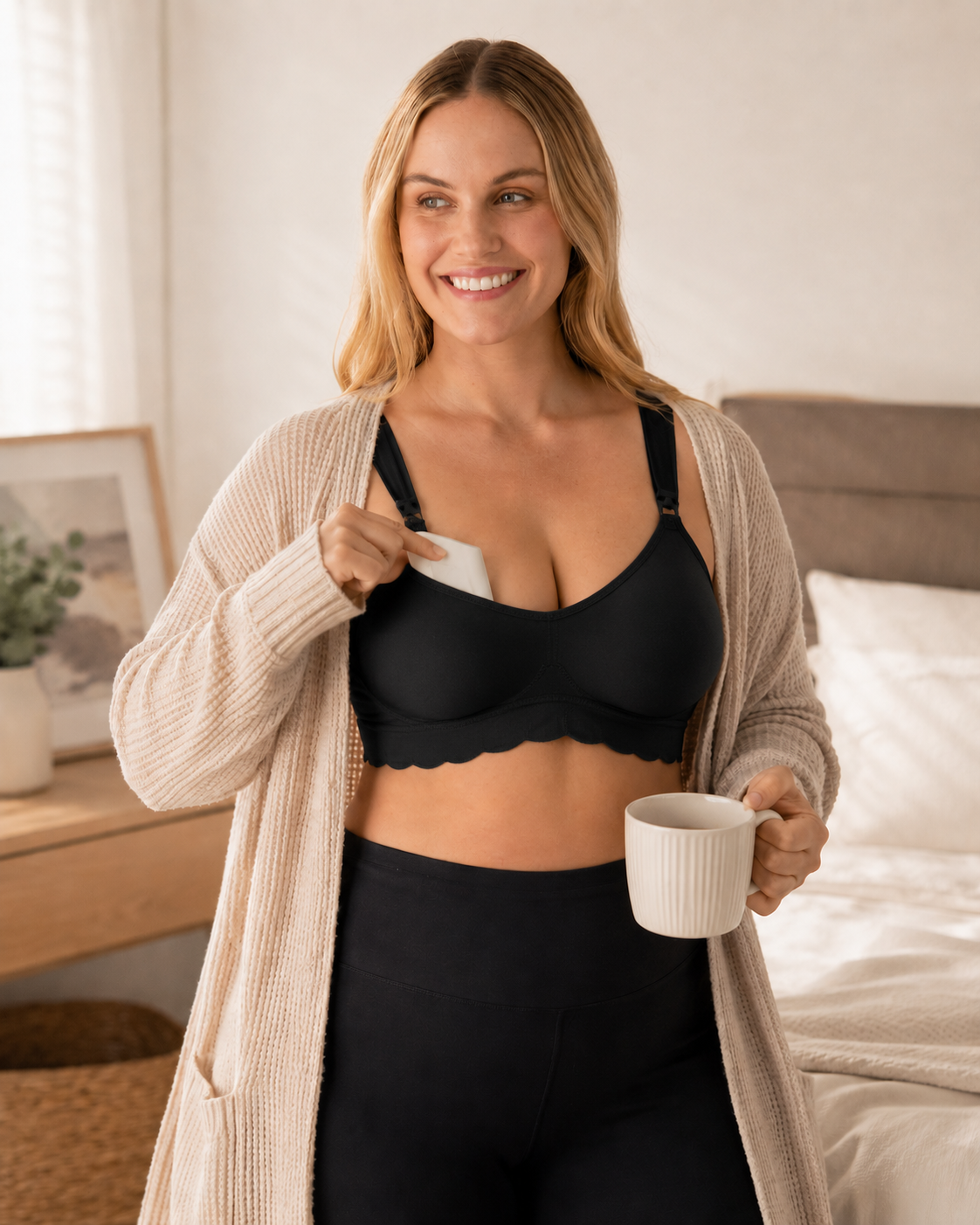 Elara Seamless Wirefree Nursing Pumping Support Bra