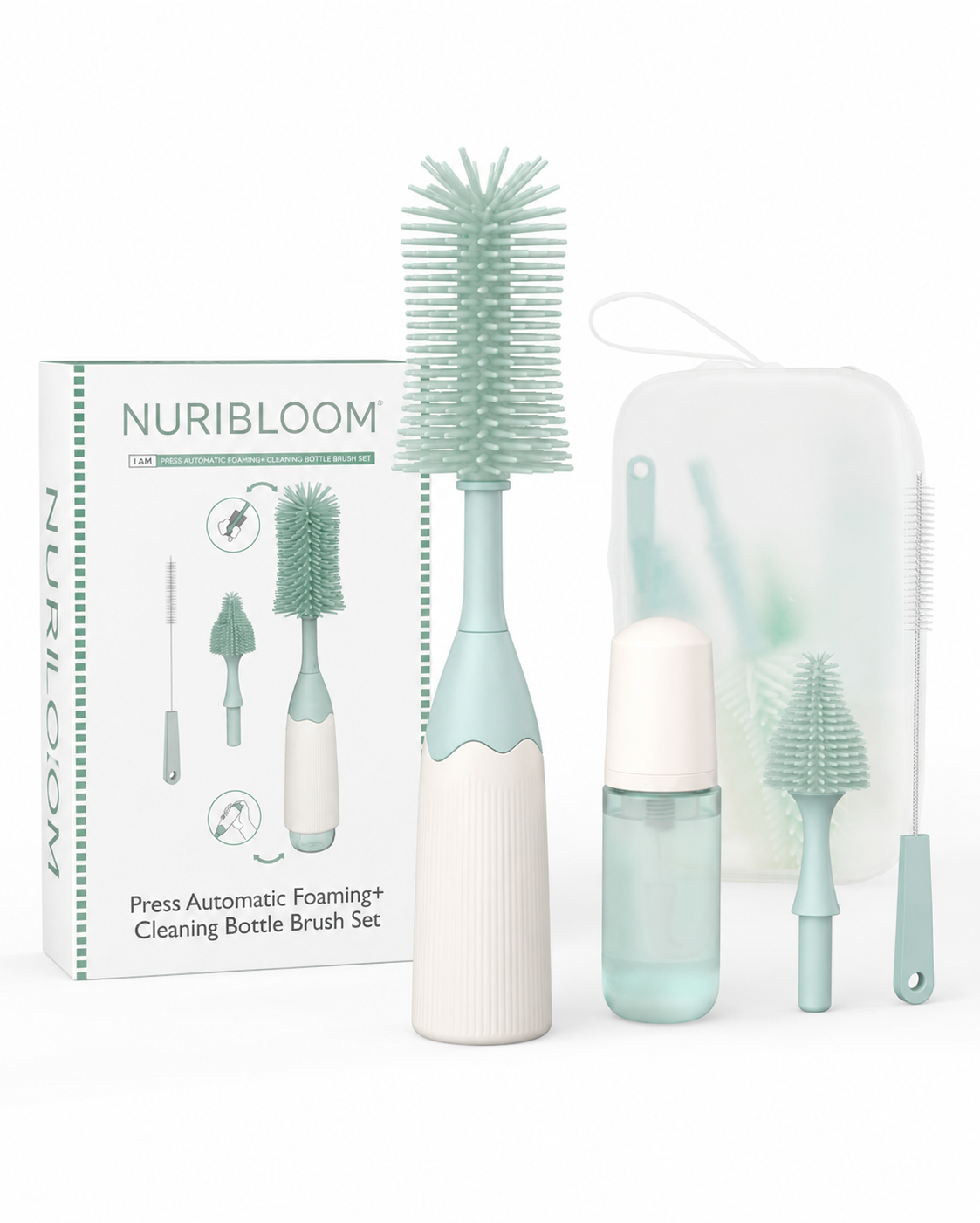 NuriBloom Luna Baby Bottle Brush Cleaning Kit