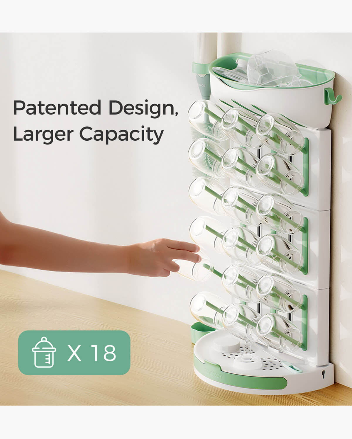 Charlotte Baby Bottle Drying Rack Set