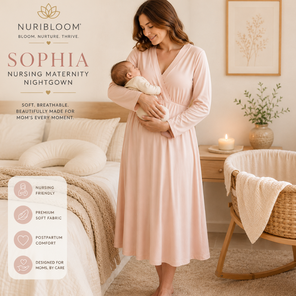Sophia Nursing and Maternity Nightgown