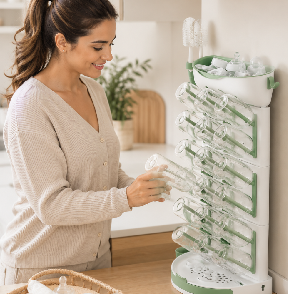 Charlotte Baby Bottle Drying Rack Set