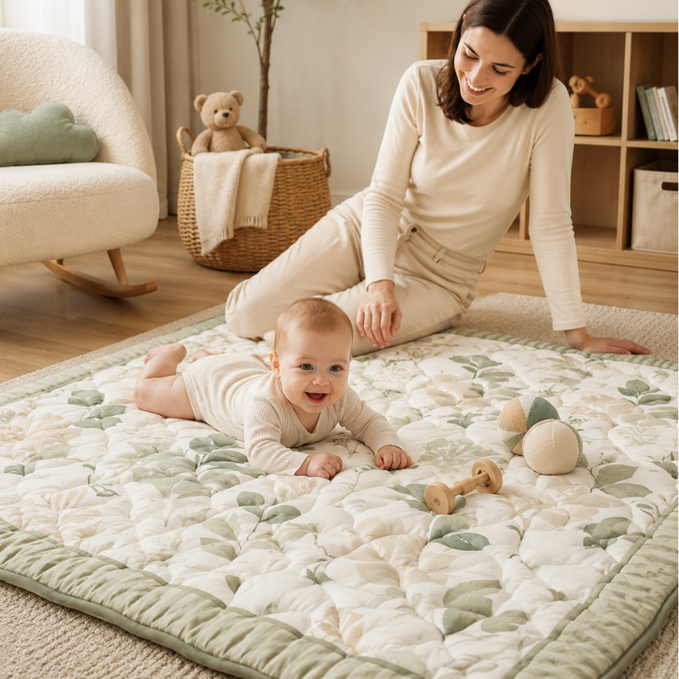 Luna Portable Baby Full Playmat Set for Playtime