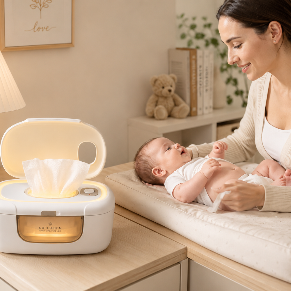 Olivia Baby Wipe Warmer for Newborn Diapering Care