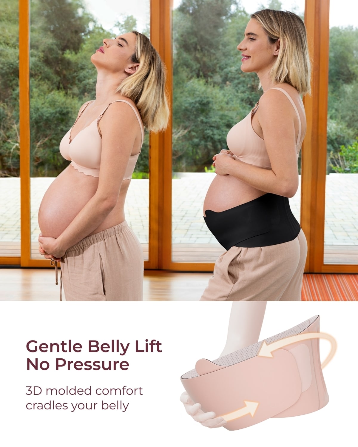 NuriBloom Mona One-Piece Pregnancy Belly Support Belt