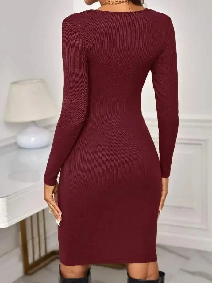 Sophia Nursing & Maternity Striped Midi Dress