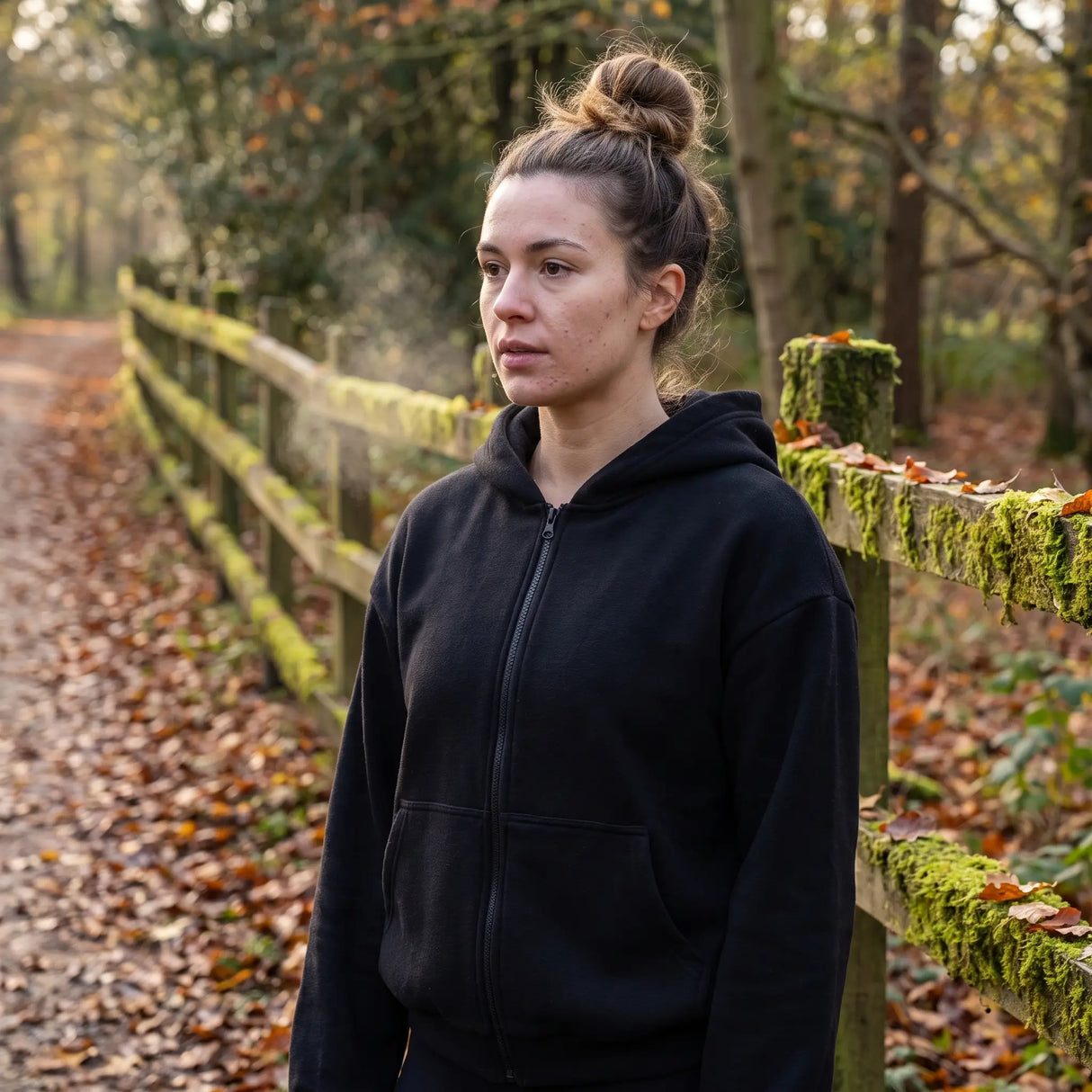 Hooded Zip Fleece Sweatshirt - lifestyle2