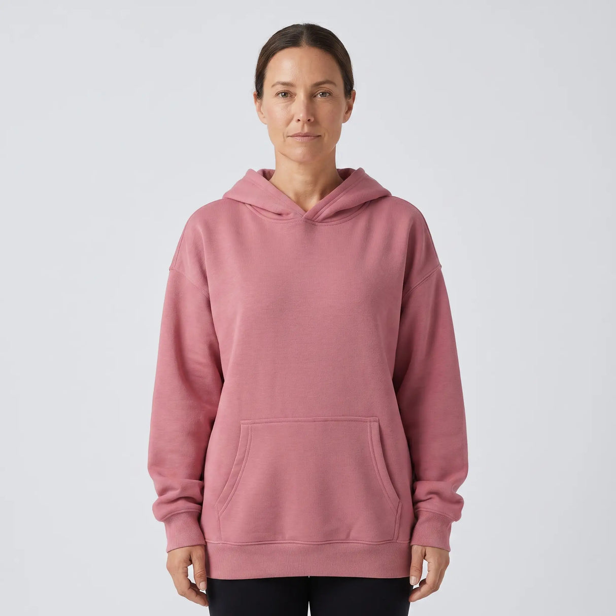 Hooded Fleece Sweatshirt - gray studio hero