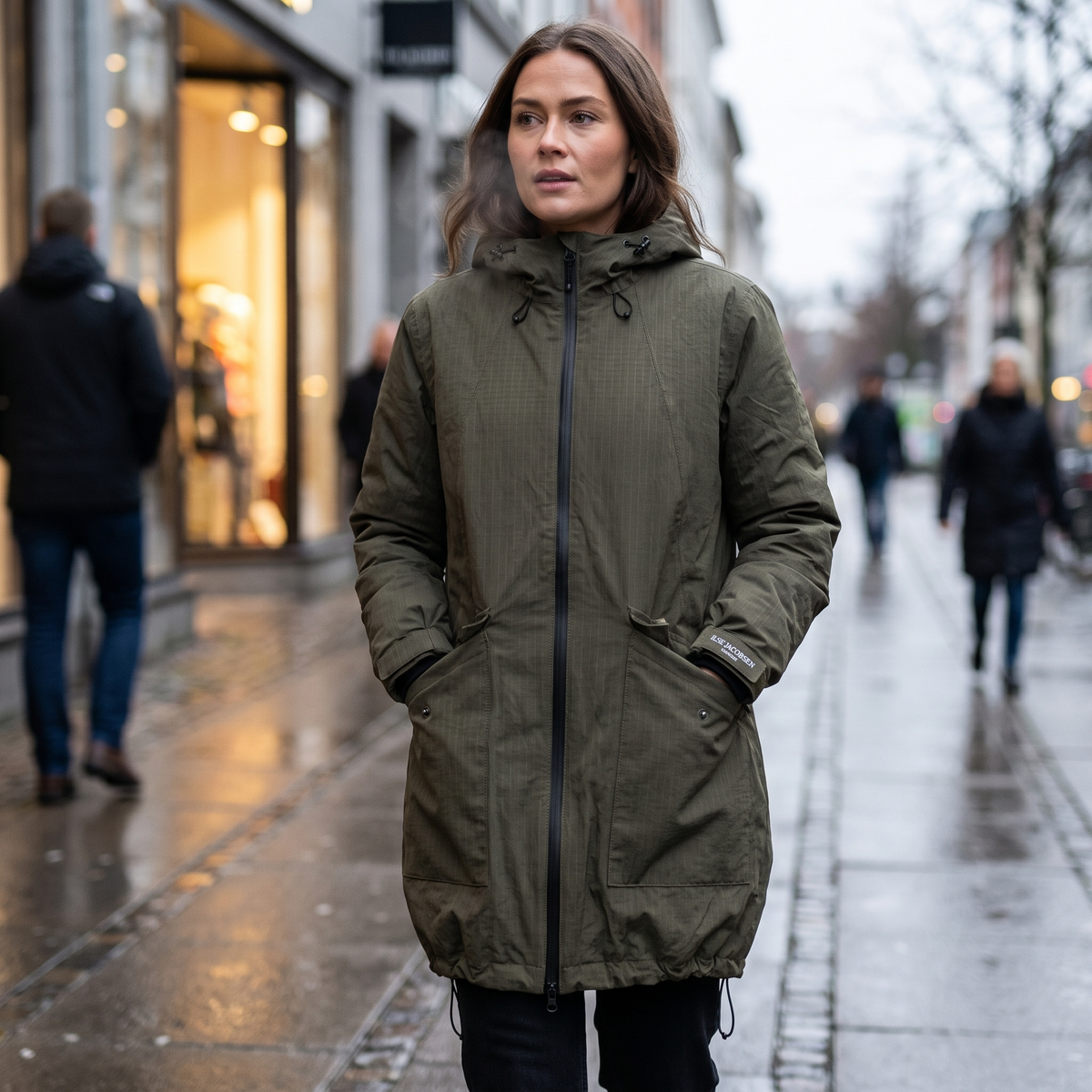 Women's Short Winter Jacket - Wren
