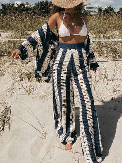 Striped Top and Trouser Co-ord Set