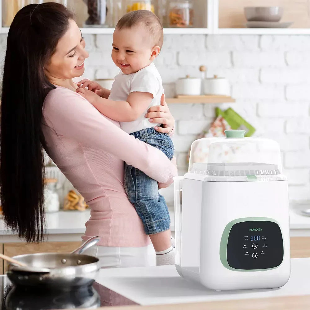 Kota All-in-One Baby Bottle Washer & Sterilizer – Sage Finish