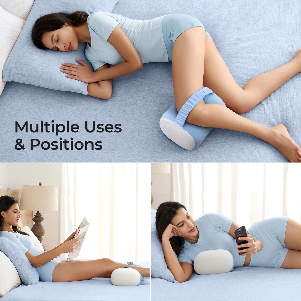 Sophia Cooling Knee Pillow Orthopedic Leg Support Cushion