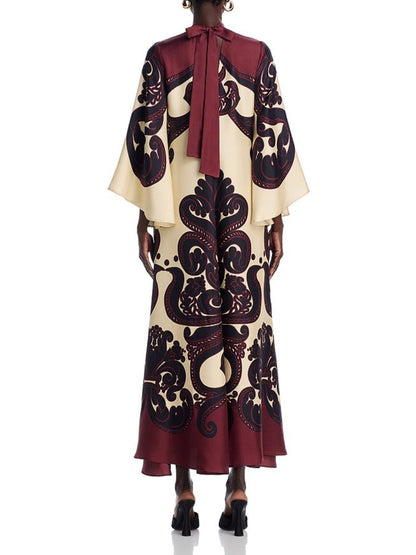 Grenadilla Print Maxi Dress