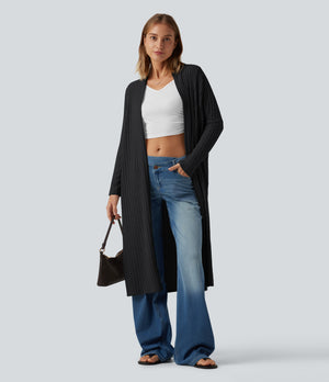 Belted Longline Cardigan