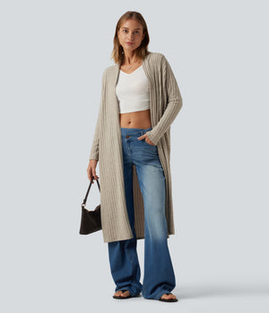 Belted Longline Cardigan