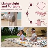 Luna Portable Baby Full Playmat Set for Playtime