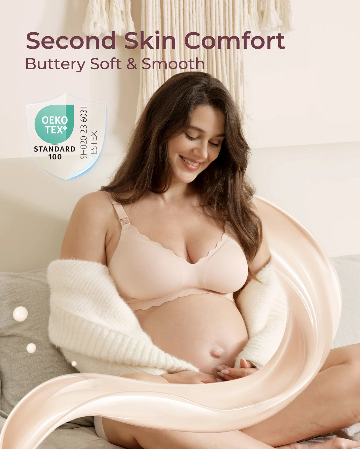 Elara Seamless Wirefree Nursing Pumping Support Bra