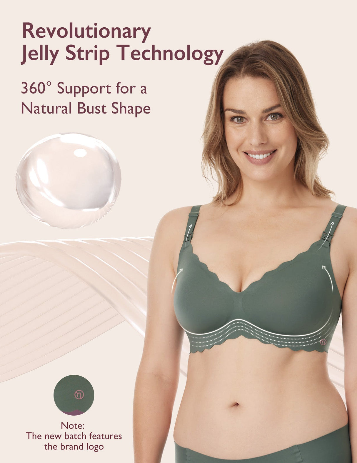 Elara Seamless Wirefree Nursing Pumping Support Bra