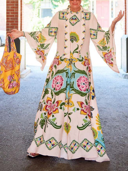 Sunshine Floral Maxi Dress
