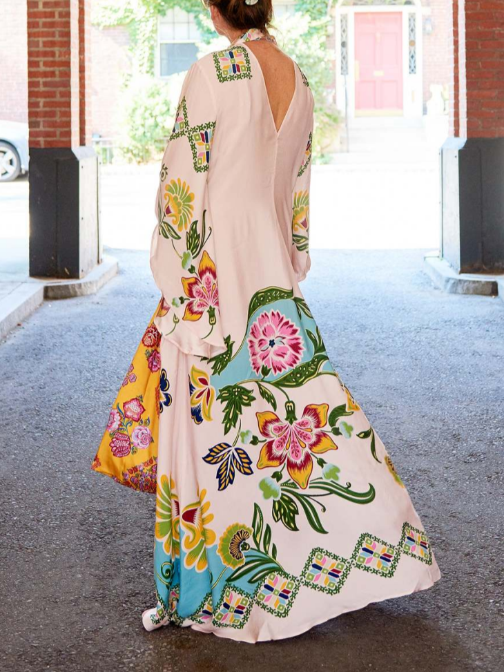 Sunshine Floral Maxi Dress