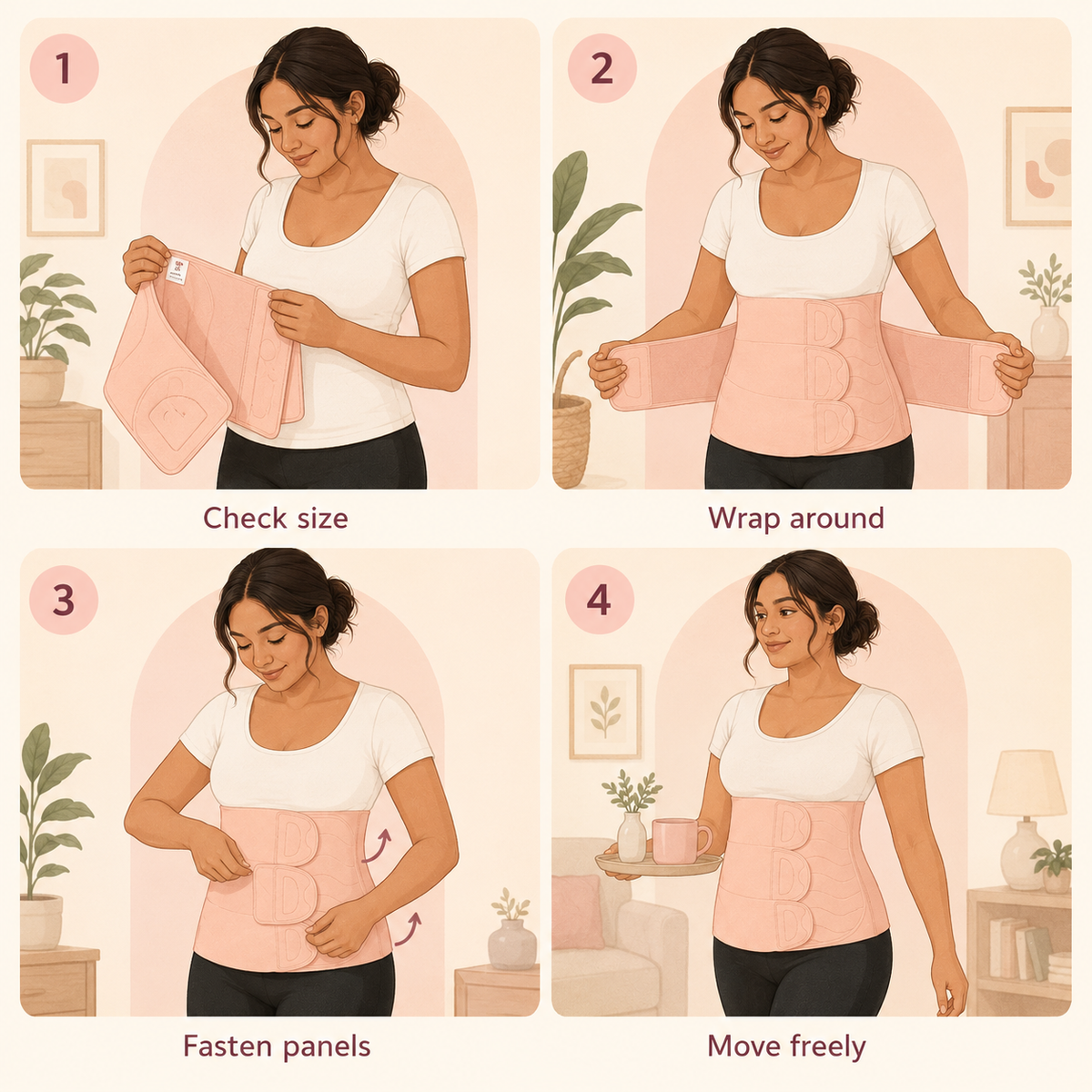 Jova Postpartum Fit Support Belly Wrap