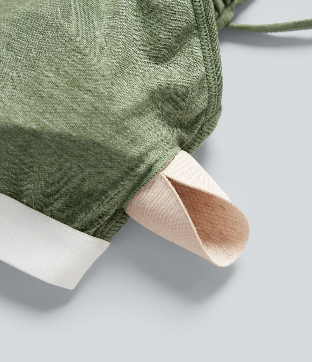 Built-In-Bra Wide Leg Maternity Slip Jumpsuit with Pockets
