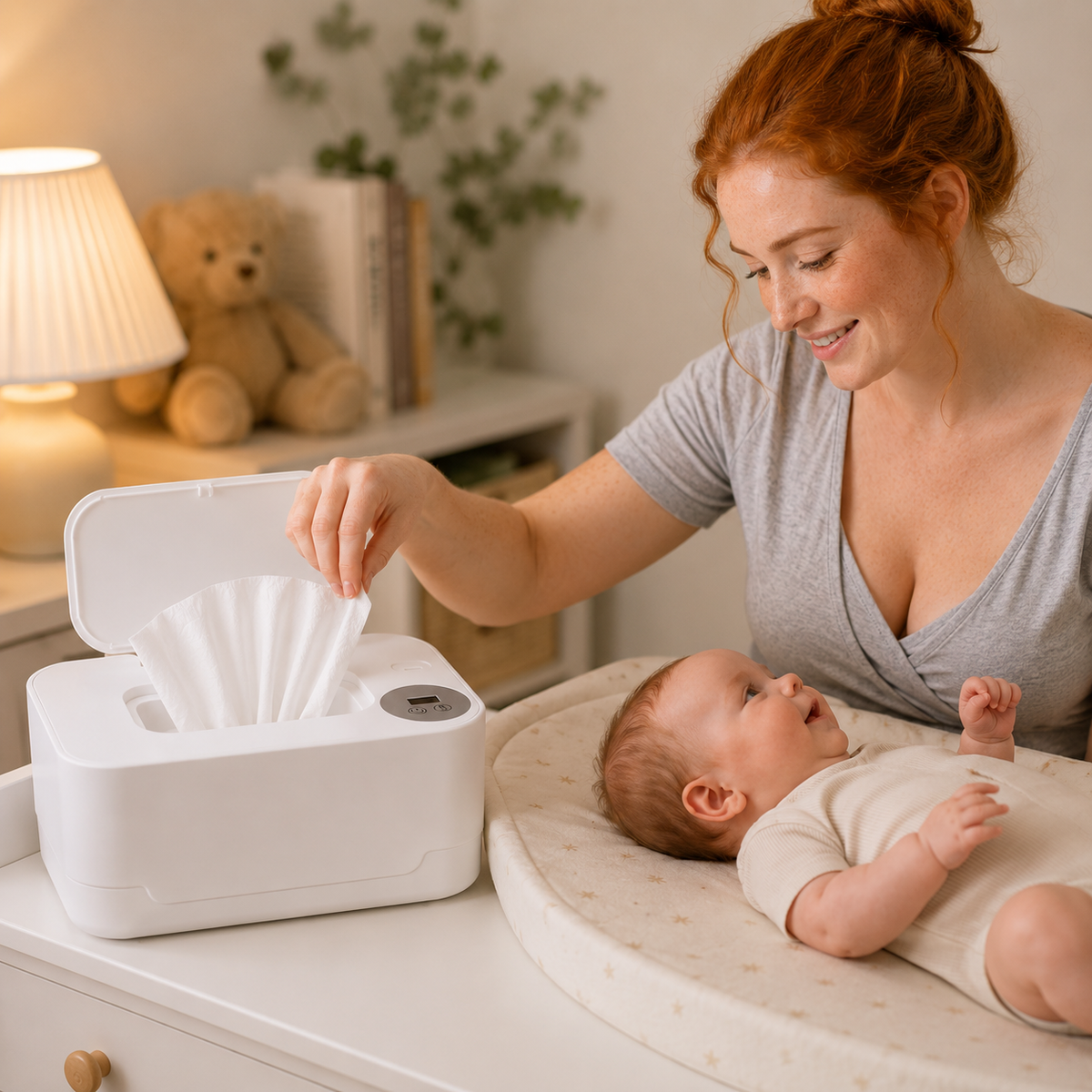 Olivia USB Baby Wipe Warmer with LED Display