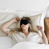 Luna Blackout Sleep Mask – Premium Silk Eye Mask for Deep Sleep & Travel