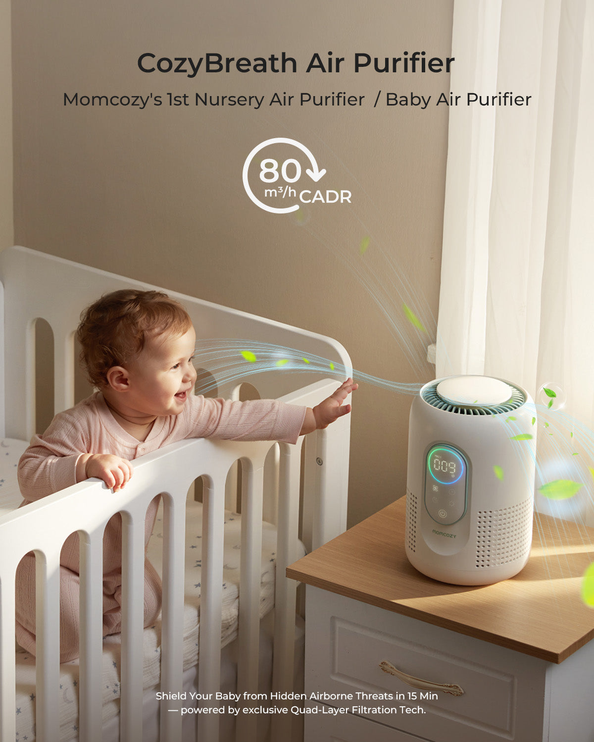 Emma Hepa Baby Air Purifier for Nursery Clean Air Protection