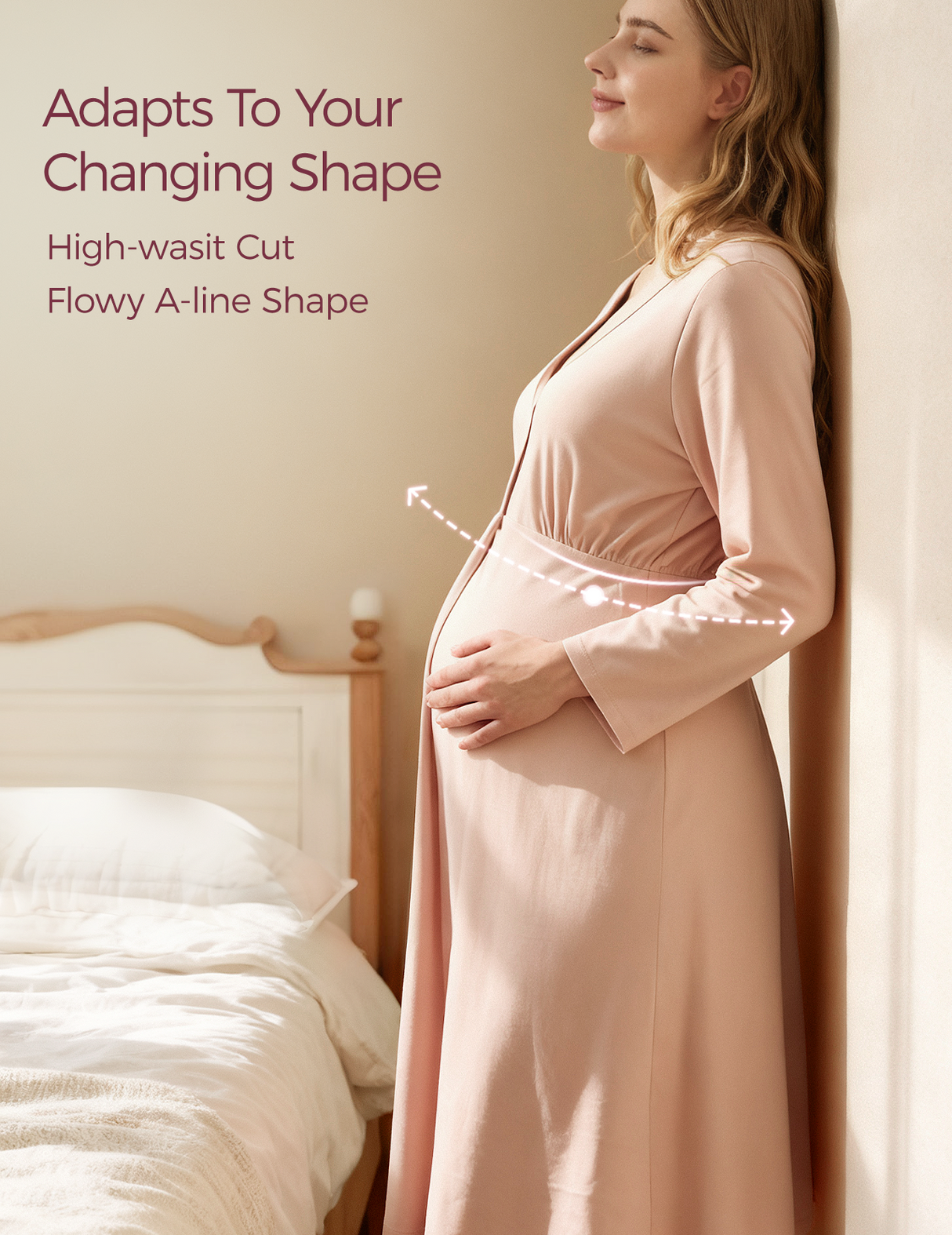 Sophia Nursing and Maternity Nightgown