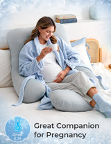 Poma U-Shape Pregnancy Pillow – Plush Maternity Body Pillow for Pregnant Women