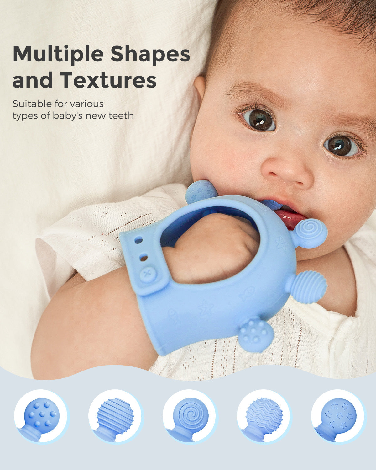 Mila Silicone Baby Teether Toy