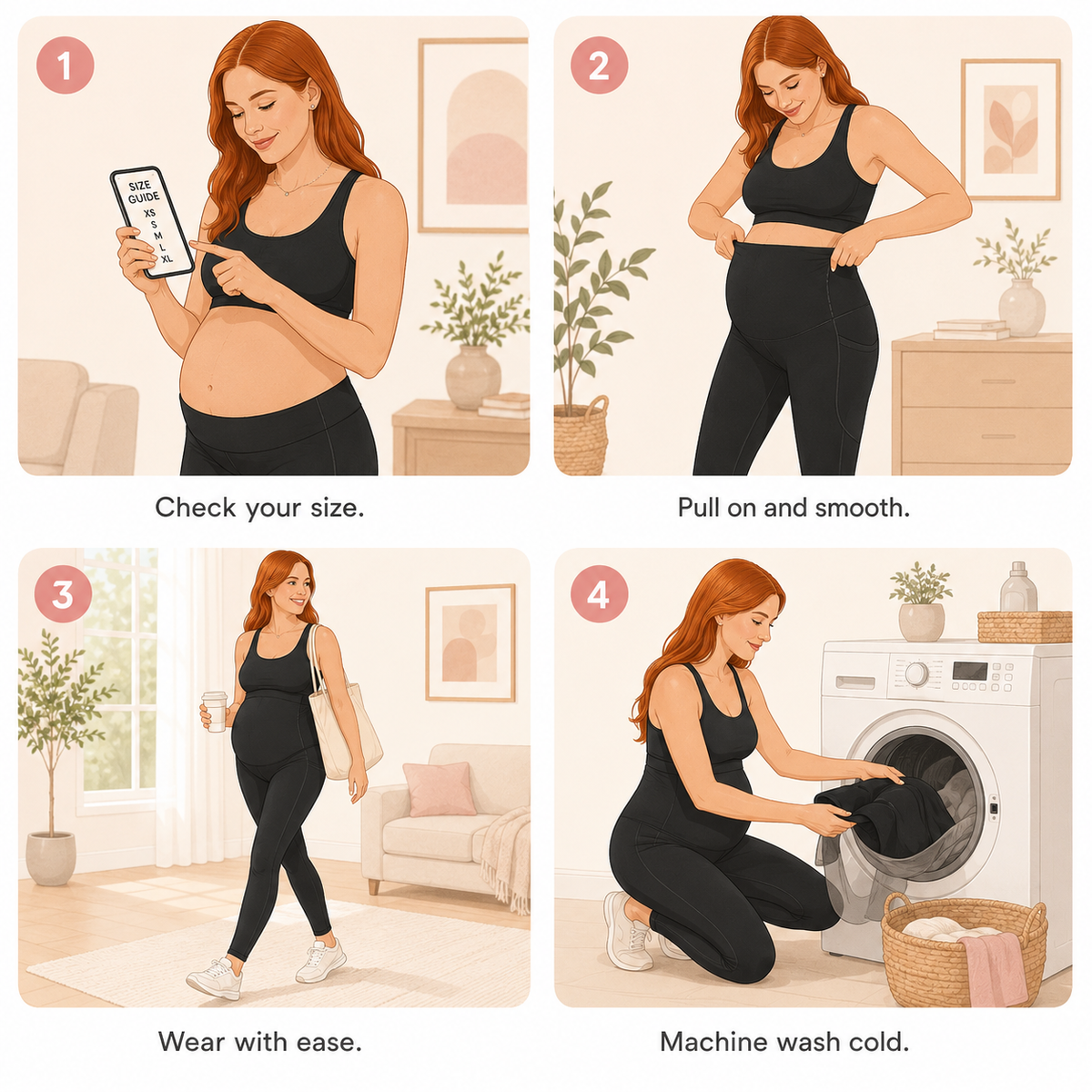 Elowen Postpartum Compression Leggings