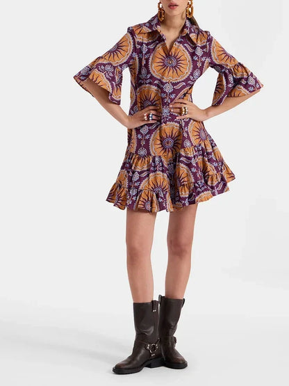 Tiered Mini Dress