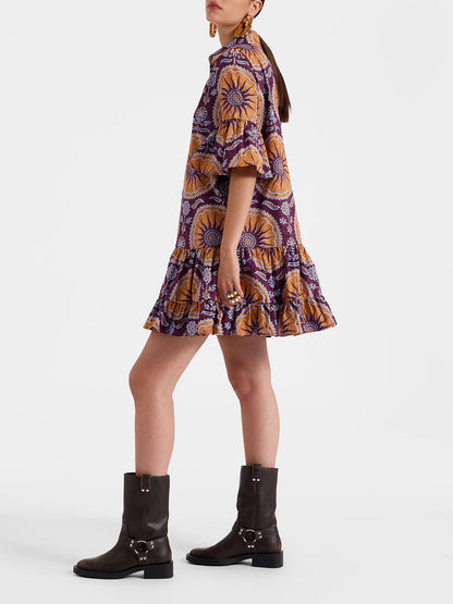 Tiered Mini Dress