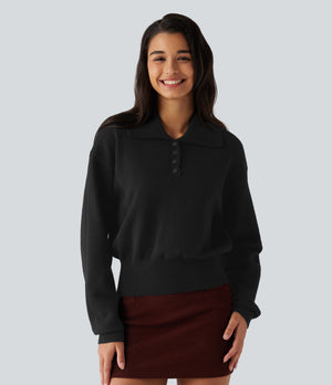 Collared Half Zip Sweater